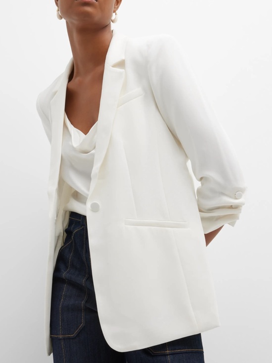 cinq a sept Jackets & Blazers - Cinq a Sept Khloe Crepe 3/4 Sleeve Blazer Size 2